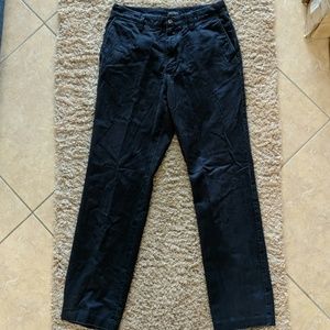 Men's Nautica Navy flat front slim fit dress pants